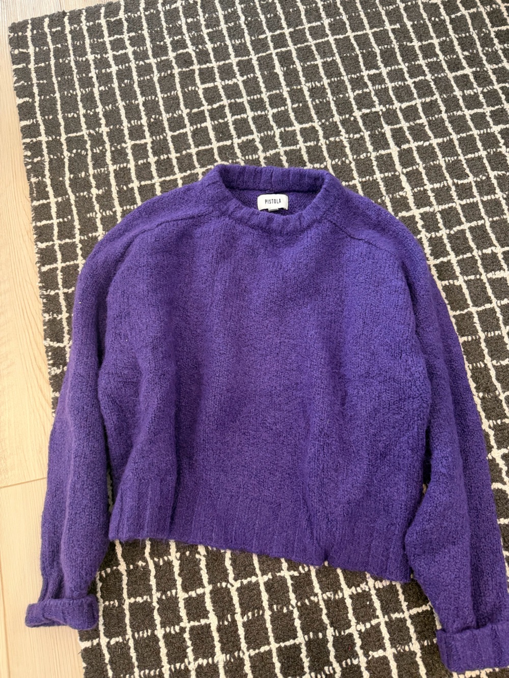 pistola Purple Cozy Crewneck Sweater